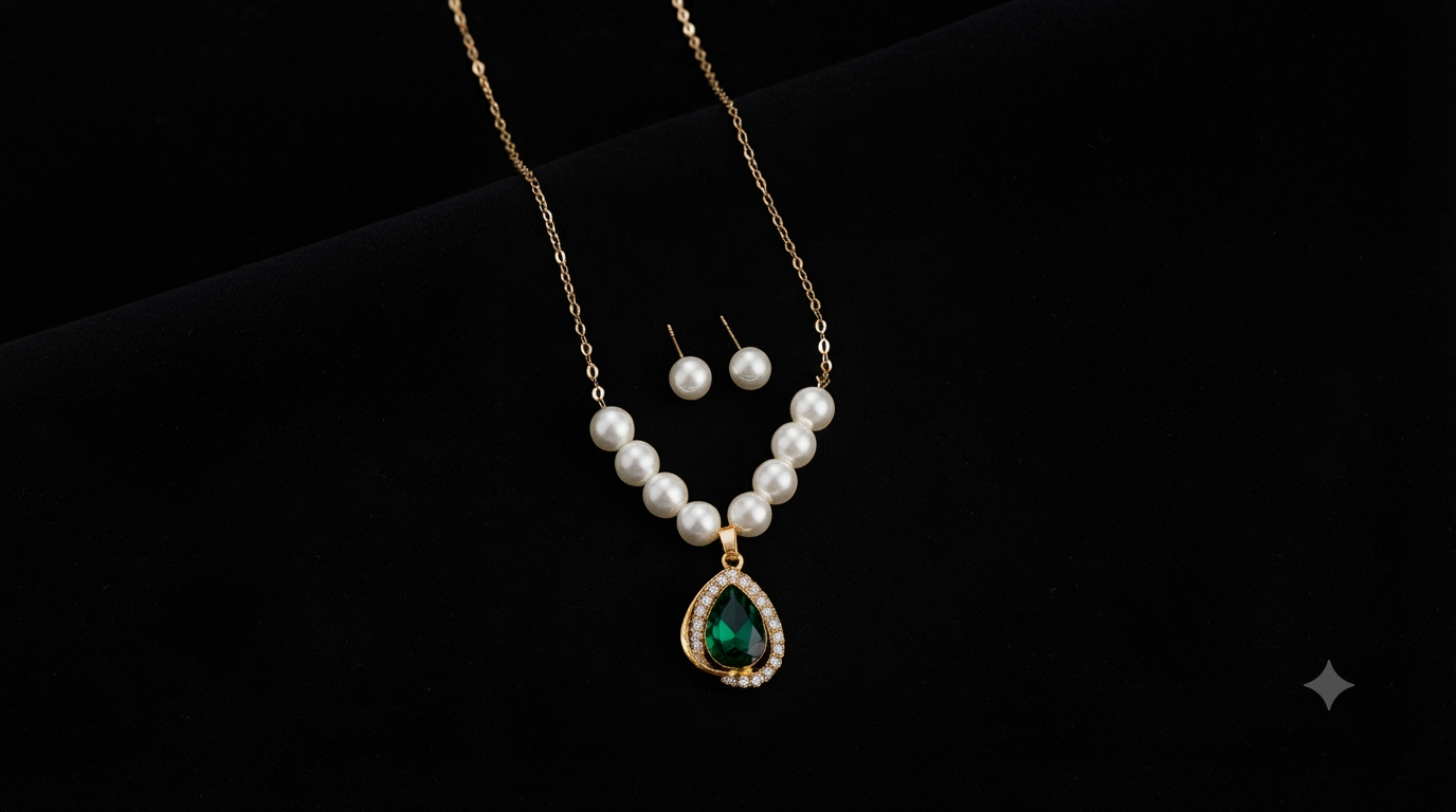 Unique & Aesthetic Necklace and Earrings Set